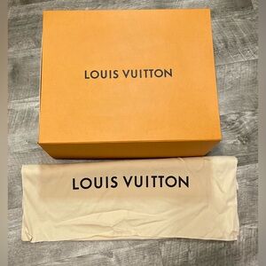 Louis Vuitton Orange Box with Cream Dust Bag